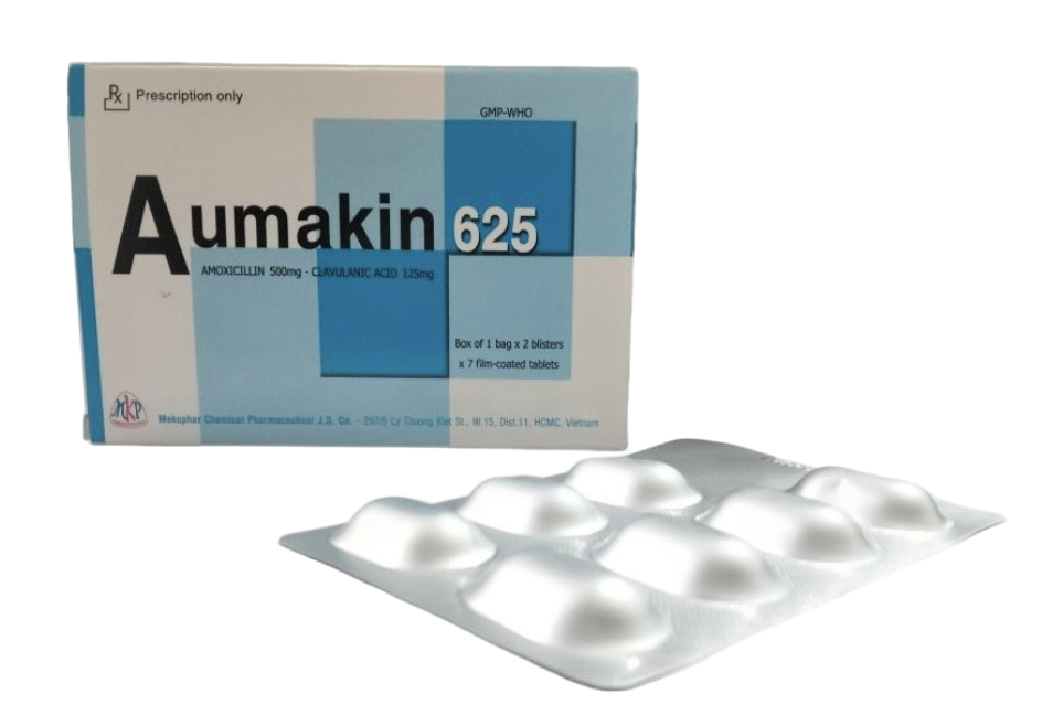 Aumakin 625mg Mekophar (H/14v)